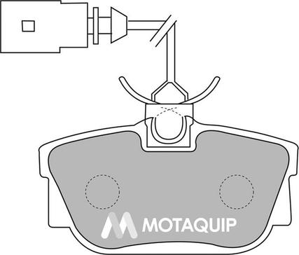 Motaquip LVXL1134 - Əyləc altlığı dəsti, əyləc diski furqanavto.az