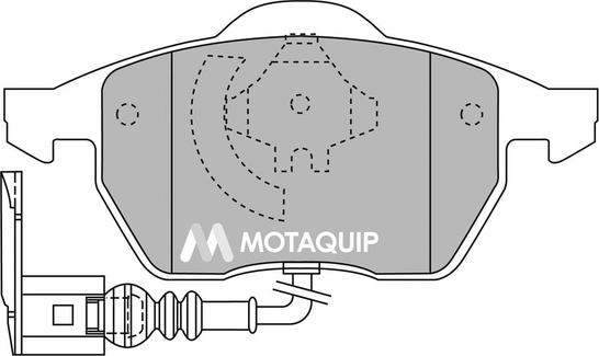 Motaquip LVXL1125 - Əyləc altlığı dəsti, əyləc diski furqanavto.az