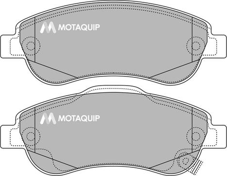 Motaquip LVXL1398 - Əyləc altlığı dəsti, əyləc diski furqanavto.az