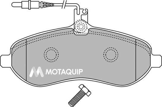 Motaquip LVXL1342 - Əyləc altlığı dəsti, əyləc diski furqanavto.az