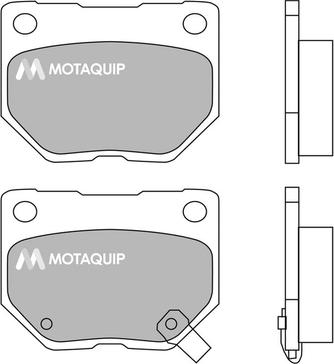 Motaquip LVXL1324 - Əyləc altlığı dəsti, əyləc diski furqanavto.az