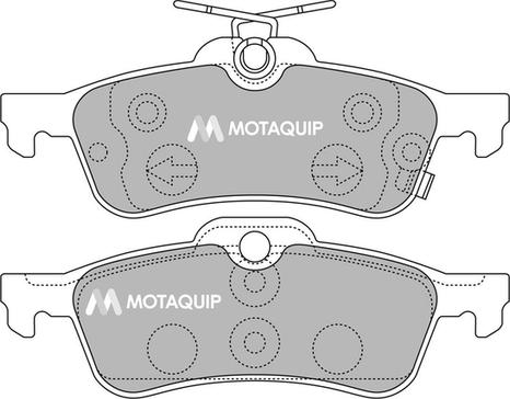 Motaquip LVXL1322 - Əyləc altlığı dəsti, əyləc diski furqanavto.az