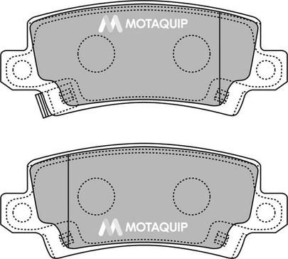 Motaquip LVXL1243 - Əyləc altlığı dəsti, əyləc diski furqanavto.az