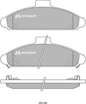 Motaquip LVXL126 - Əyləc altlığı dəsti, əyləc diski furqanavto.az