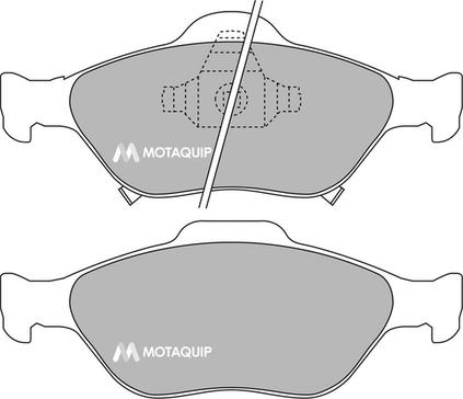 Motaquip LVXL1282 - Əyləc altlığı dəsti, əyləc diski furqanavto.az