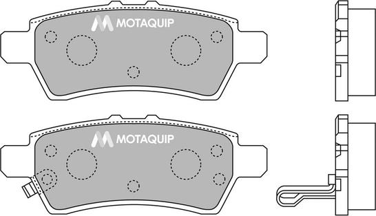 Motaquip LVXL1223 - Əyləc altlığı dəsti, əyləc diski furqanavto.az