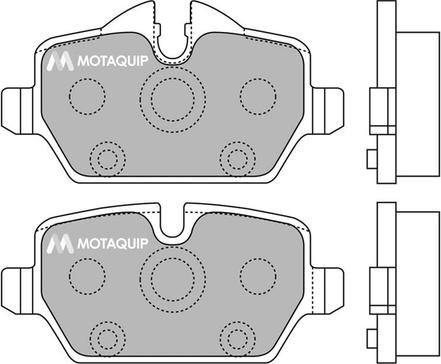 Motaquip LVXL1278 - Əyləc altlığı dəsti, əyləc diski furqanavto.az