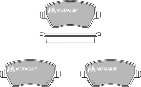 Motaquip LVXL1710 - Əyləc altlığı dəsti, əyləc diski furqanavto.az