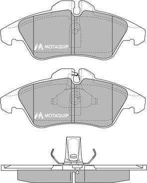 Motaquip LVXL177 - Əyləc altlığı dəsti, əyləc diski furqanavto.az