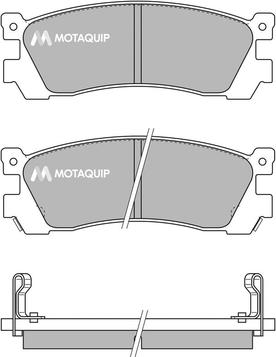 Motaquip LVXL392 - Əyləc altlığı dəsti, əyləc diski furqanavto.az