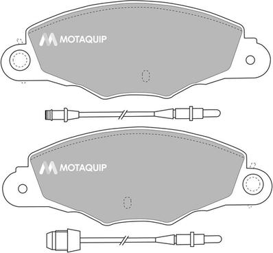 Motaquip LVXL319 - Əyləc altlığı dəsti, əyləc diski furqanavto.az