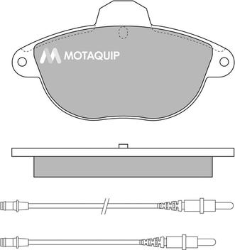 Motaquip LVXL314 - Əyləc altlığı dəsti, əyləc diski furqanavto.az