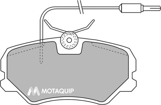 Motaquip LVXL311 - Əyləc altlığı dəsti, əyləc diski furqanavto.az