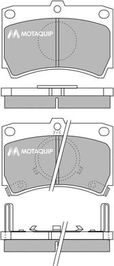 Motaquip LVXL383 - Əyləc altlığı dəsti, əyləc diski furqanavto.az