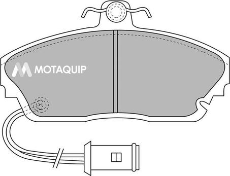 Motaquip LVXL387 - Əyləc altlığı dəsti, əyləc diski furqanavto.az