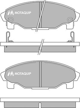 Motaquip LVXL201 - Əyləc altlığı dəsti, əyləc diski furqanavto.az