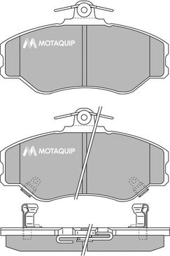 Motaquip LVXL213 - Əyləc altlığı dəsti, əyləc diski furqanavto.az