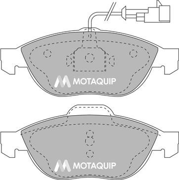 Motaquip LVXL237 - Əyləc altlığı dəsti, əyləc diski furqanavto.az