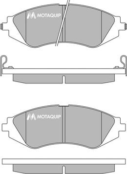 Motaquip LVXL222 - Əyləc altlığı dəsti, əyləc diski furqanavto.az