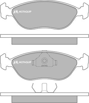 Motaquip LVXL740 - Əyləc altlığı dəsti, əyləc diski furqanavto.az