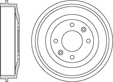 Motaquip VBD631 - Əyləc barabanı furqanavto.az