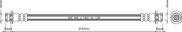 Motaquip VBH903 - Əyləc şlanqı furqanavto.az