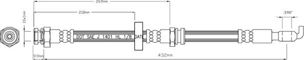 Motaquip VBH987 - Əyləc şlanqı furqanavto.az