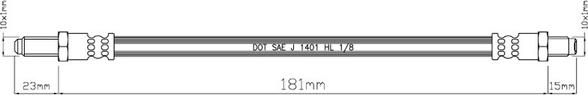 Motaquip VBH696 - Əyləc şlanqı furqanavto.az