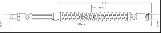 Motaquip VBH1147 - Əyləc şlanqı furqanavto.az