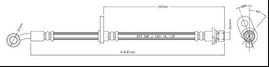 Motaquip VBH1162 - Əyləc şlanqı furqanavto.az