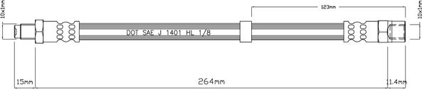 Motaquip VBH1101 - Əyləc şlanqı furqanavto.az