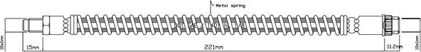 Motaquip VBH1135 - Əyləc şlanqı furqanavto.az