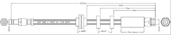 Motaquip VBH1213 - Əyləc şlanqı furqanavto.az