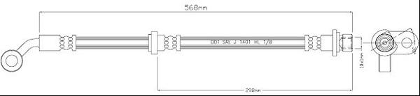 Motaquip VBH1228 - Əyləc şlanqı furqanavto.az