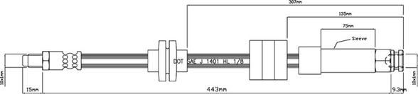 Motaquip VBH847 - Əyləc şlanqı furqanavto.az