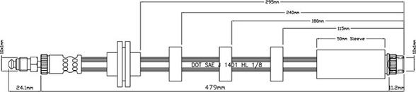 Motaquip VBH813 - Əyləc şlanqı furqanavto.az