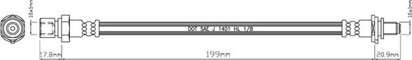 Motaquip VBH799 - Əyləc şlanqı furqanavto.az