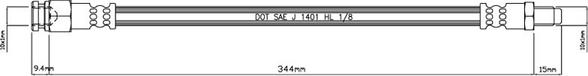 Motaquip VBH795 - Əyləc şlanqı furqanavto.az