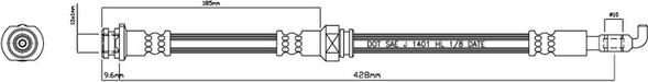 Motaquip VBH755 - Əyləc şlanqı furqanavto.az