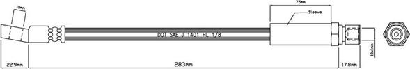 Motaquip VBH733 - Əyləc şlanqı furqanavto.az