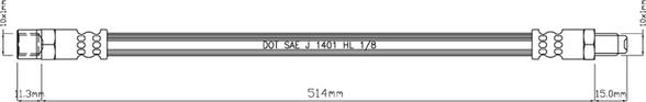 Motaquip VBJ521 - Əyləc şlanqı furqanavto.az