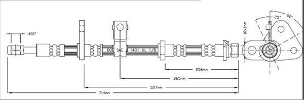 Motaquip VBJ573 - Əyləc şlanqı furqanavto.az