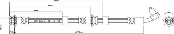 Motaquip VBJ616 - Əyləc şlanqı furqanavto.az