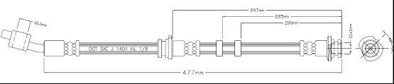 Motaquip VBJ626 - Əyləc şlanqı furqanavto.az