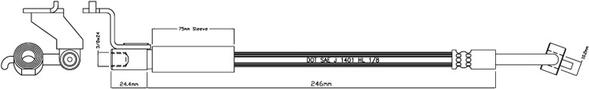 Motaquip VBJ623 - Əyləc şlanqı furqanavto.az