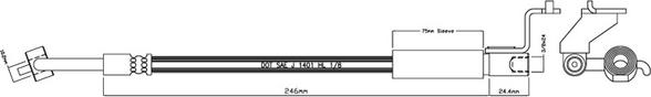 Motaquip VBJ622 - Əyləc şlanqı furqanavto.az