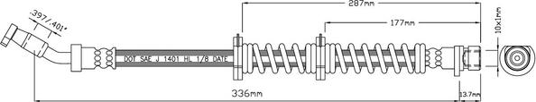 Motaquip VBJ314 - Əyləc şlanqı furqanavto.az