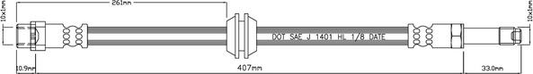 Motaquip VBJ310 - Əyləc şlanqı furqanavto.az