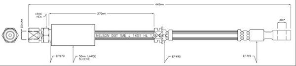 Motaquip VBJ256 - Əyləc şlanqı furqanavto.az