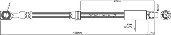 Motaquip VBJ206 - Əyləc şlanqı furqanavto.az